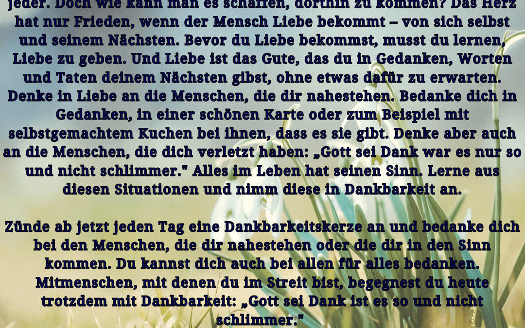 Fastenzeit-Kalender: 13. März