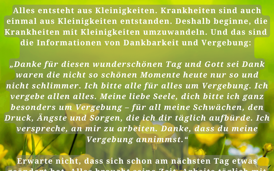 Fastenzeit-Kalender: 18. April